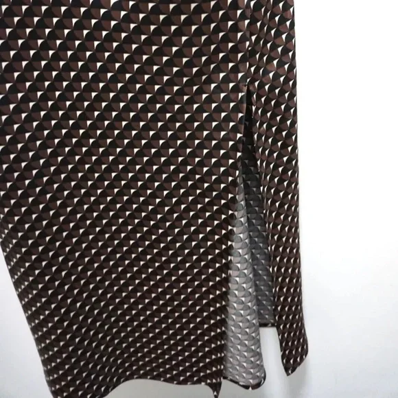 Banana Republic Cowl Neck Satin Slip Valley Printed Midi Dress XS - Picture 4 of 8